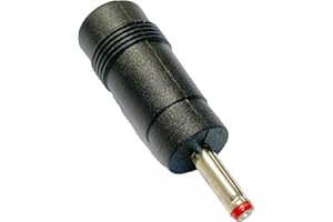 KEPLE Zasilacz prądu stałego 5,5 mm x 2,5 mm do 3,5 mm x 1,3 mm, gniazdo wtykowe DC wtyczka męska, konwerter zasilania koncentryczny do sprzętu CCTV, kamery do nadzoru wideo, światła LED, notebooka, PC