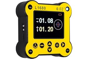 XUNTOP Caja de Nivel Digital Transportador Digital Carga USB Transportador Digital con Indicador de Nivel de Pantalla Inclinometro Digital con Base Magnética