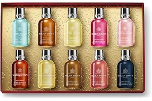 Stocking Filler Set by Molton Brown for Unisex - 10 x 1.6 oz Coastal Cypress and Sea Fennel Shower Gel, Re-charge Black Pepper Shower Gel, Orange and Bergamot Shower Ge