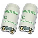 2 Stück S2 Starter 4-22 Watt Reihenschaltung - Philips