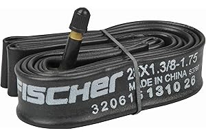 Fischer Fahrrad 85098 Chambre à air 28 Pouces Valve Auto (AV), Noir
