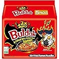 Bulldak 2x Spicy Hot Chicken Flavour Ramen Noodles - 140g (Pack of 5) | Double the Heat, Double the Challenge! | Authentic Korean Flavor | Thick & Chewy Noodles | Quick & Easy