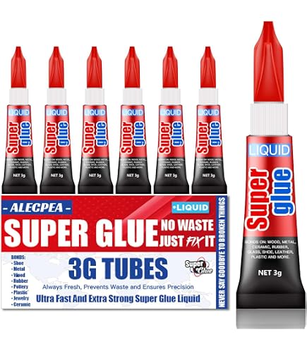 Medical-Grade Super Glue 502 – Quick-Drying, Waterproof & Heat-Resistant For Cuts, Wood, Plastic & Metal, 60g