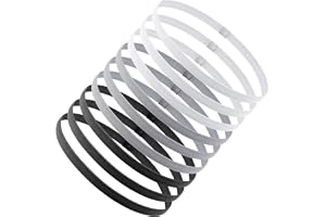 URAQT elastiska halkfria sport hårband, 9 st halkfria silikongrepp sport hårband, elastiska tunna sport pannband Svettband pa