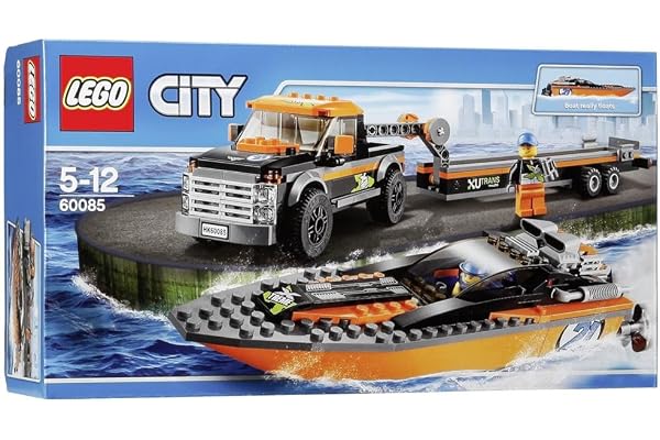 Lego City - 60085 - Jeu De Construction - Le 4x4 avec Hors -Bord