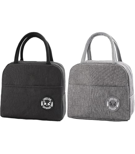 Valieno Sac Isotherme Repas Femme 11L Lunch Bag Glaciere Souple Imperméable Couche D'isolation En Feuille D'aluminium Facile à Nettoyer Convient Pour Les Pique-niques école Bureau 27x16x21CM