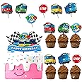 Tayo The little Bus Cupcake/Cake Toppers (Set of 12+1)