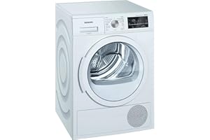 Siemens iQ500 WT47G439ES - Secadora de Libre Instalación con Bomba de Calor, Carga Frontal, 8 kg, Color Blanca