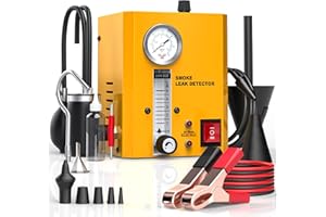GODIAG SL300 PRO Smoke Machine Automotive Vacuum Exhaust Fuel EVAP Leak Detector with Built-in Air Pump Pressure Gauge Flow Meter Dual Mode EVAP Smoke Machine Leak Detector Fuel Diagnostic Pipe System