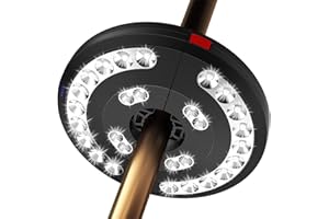 Luce per Ombrellone, Eletorot Luci Ombrellone Esterno Lampada da Giardino con USB Ricaricabile 3 Modalità di Illuminazione per Giardino Esterno Terrazzo Piscina