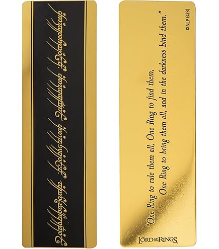Segnalibri Legno Incisi Il Signore Degli Anelli - Set Da 2 Pezzi Per Appassionati - Foto 11