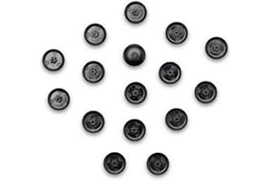 KLAMA 100 Abdeckkappen für Torx-Schrauben - Torx Schraubenabdeckung aus Kunststoff in verschiedenen Größen (TX 20, Schwarz)