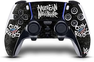 Head Case Designs Officially Licensed WWE Distressed Name Cody Rhodes Vinyl Sticker Gaming Skin Decal Cover Compatible With Sony PlayStation 5 PS5 DualSense Edge Controller