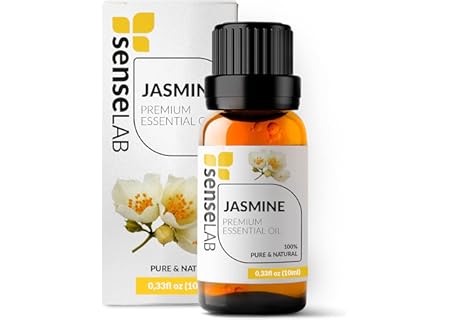SenseLAB Jasmine Essential Oil - 100% ren naturlig terapeutisk jasminolja för aromaterapi diffusor - - Amazon Deal & Rabatt