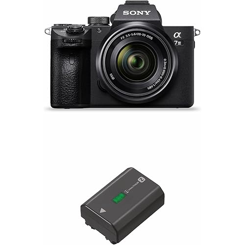 Sony Alpha 7M3K Full-Frame Camera (28-70mm Zoom Lens) | 24.2 MP | 4K Full Frame | Real-Time Eye Auto Focus | Tiltable LCD, Low Light Camera - Black