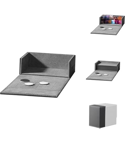 Mage Tech Overseer Mallette de rangement pour cartes – Deux couvercles amovibles qui servent de tapis de jeu, peut contenir 6 boîtes Commander ( Plus), compartiments réglables pour chargement par le