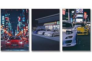 Générique A Set Of 3 J-d-m Poster Japon Classique Affiche Décoration Peinture Toile Mur Art Salon Affiche Chambre Peinture Anniversaire Vacances Cadeau 08x12inch(20x30cm)-3pcs