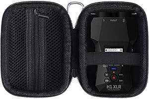 Lebakort Duro Caja Estuche Funda para Zoom H1 XLR Grabadora práctica