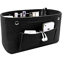 Indrnif 2-tlg Filz Taschenorganizer - Handtaschen Einsätze Mit Mehreren Fächern