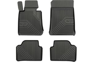 M MOTOS Alfombrillas de Goma para BMW Serie 3 E90 2004-2012 Mejore la Comodidad de Sus Viajes con la Alfombra Antideslizante Car No.77- Alfombrillas de Coche para Varias Estaciones