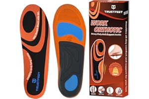 Trustfeet Solette da lavoro per stare in piedi tutto il giorno, resistenti solette ortopediche da lavoro per alleviare l'affaticamento del piede, fascite plantare, supporto per arco plantare da-L