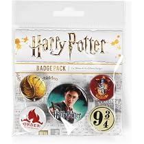 Badges Harry Potter Poudlard - Lot De 5 Pièces Multicolores Pour Collection Et Décoration