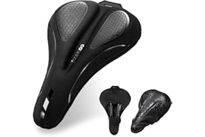 YOUNGDO Housse de Selle de Vélo, Couvre Selle Velo Gel, Housse Selle de Velo Ultra Confortable pour VTT, Vélo de Ville, E-Bike etc, pour Hommes et Femmes