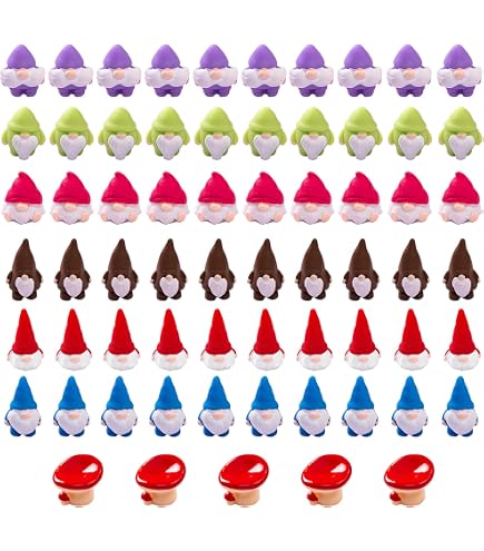 30 Mini-Nains En Résine - Décoration D'Automne Avec Motifs Citrouille, Feuille D'Érable - Pour Table, Étagère, Cadeau