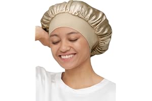 Mommesilk 100% jedwab morwowy nocny czepek do spania czepek na wypadanie włosów damski czepek do spania czapka do spania, wypadanie włosów, ochrona włosów, osłona głowy