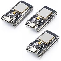 Lot De 2 Cartes ESP32 USB-C NodeMCU - WiFi/Bluetooth Dual-Core, CP2102, 38 Broches, Compatible Arduino