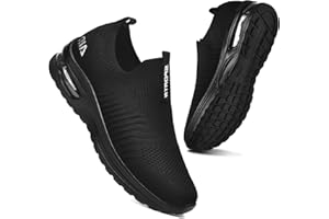 LITTLEPLUM Femme Basket Mode Respirantes Slip on pour Sneakers Femmes Sports en Salle Sneakers