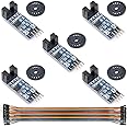 Youmile 5Pcs Speed Measuring Sensor LM393 Speed Measuring Module Tacho Sensor Slot Type IR Optocoupler for MCU RPI Arduino DIY Kit with Encoders
