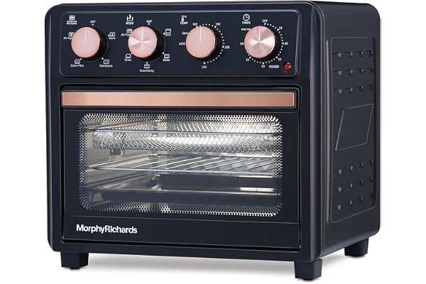 Morphy Richards AirCrisp 25 Litre Air Fryer Oven In built Air Fryer and OTG Capacity - 25L Product Warranty - 2 Years Black and Rose Gold