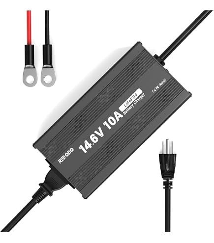 Redodo LiFePO4 Ladegerät 29, 2V 20A, Schnelles AC-DC Ladegerät
