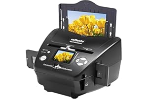 Reflecta 64220 Film/slide scanner 1800 x 1800DPI Schwarz - Scanner (1800 x 1800 DPI, 24 Bit, Film/slide scanner, Schwarz, LCD, 6,1 cm (2.4 Zoll))