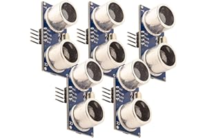 AZDelivery 5 x Capteur à Ultrasons Module Compatible avec HC-SR04 Télémètre Compatible avec Arduino et Raspberry Pi y Compris Un eBook