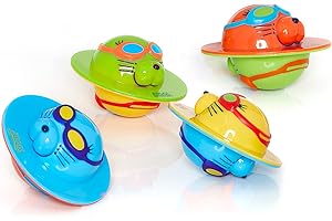 Zoggs Unisex Baby 4 Pack Kids Seal Flips Pool, Multicolour, One Size UK