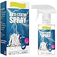 Gereton 60ML Anti Static Spray, Anti Static Spray For Clothes, Static Remover, Static Cling Spray For Clothes - Reduce Static Cling For Clothes And Furniture