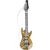 W WIDMANN MILANO Party Fashion - Inflatable guitar, costume accessory with strap, air guitar, instrument for carnival