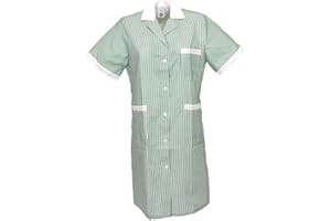 FRATELLIDITALIA.ORG Fratelli ditalia Camice Lavoro Donna Estivo Mezze Maniche Tasche rigo maestra Pulizie Domestica