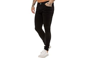 BRAND KRUZE Designer Mens Jeans KZ106 Skinny Slim Fit Casual Super Stretch Denim Trousers Pants