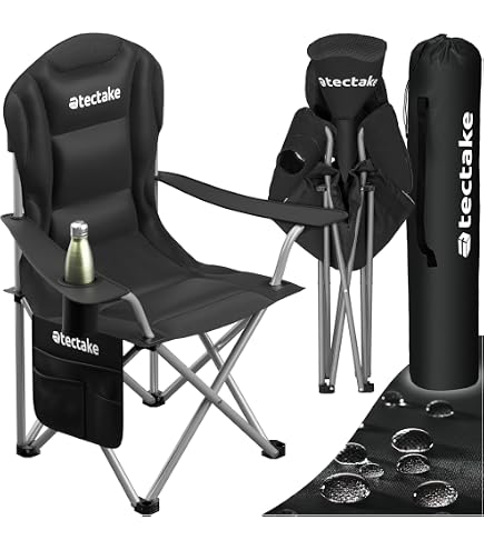 Fauteuil Pliant Kampa Firenze – 7 Positions, Cadre En Acier, Capacité 150 Kg