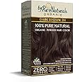 byPureNaturals 100% Organic Powder Dark Brown Hair Color for Men & Women, 120 Gram | Pure Natural Hair Colour | Chemical Free & Ammonia Free Hair Colour PPD Free Powder Hair Color Long Lasting Hair color