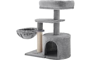 Feandrea Albero per Gatti, Tiragraffi Piccolo, Grigio Chiaro PCT59W