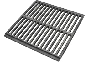 SEZAM 26 x 26 cm Gussrost Ofenrost Ascherost Gußrost verschiedene Durchmesser, Kaminrost passend Kaminofen Tafelrost Rost Ofengitter Feuerrost Kohlerost