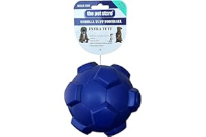 Pet Store The Gorilla Tuff Floating Football Dog Toy, Ideal for Throwing and Retrieval Games on land and in water. Encourages Healthy Exercise for your Dog