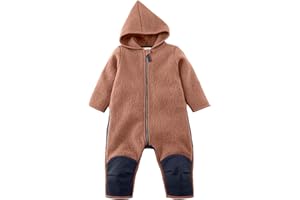 hessnatur Walkoverall Mädchen und Jungen Unisex Regular aus Reiner Bio-Merinowolle | nachhaltig und fair hergestellt (Fair Wear Foundation)