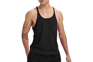 Rane Sports Débardeur Stringer pour Homme débardeur de Musculation de Gym sans Manches Dos en Y Coupe sèche entraînement Musculaire