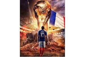 LBGMN Diamond Painting Full Square French Football Diamond Embroidery Cross Stitch Kit Diamond Mosaic Sticker 30x40cm
