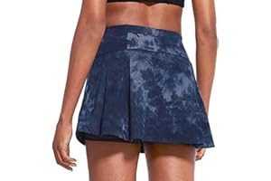 LIPIODOL Falda de Tenis, Falda PantalóN Deportiva Activa para Mujer con Bolsillos Minifaldas Plisadas Ropa Deportiva Pantalones Cortos Interiores